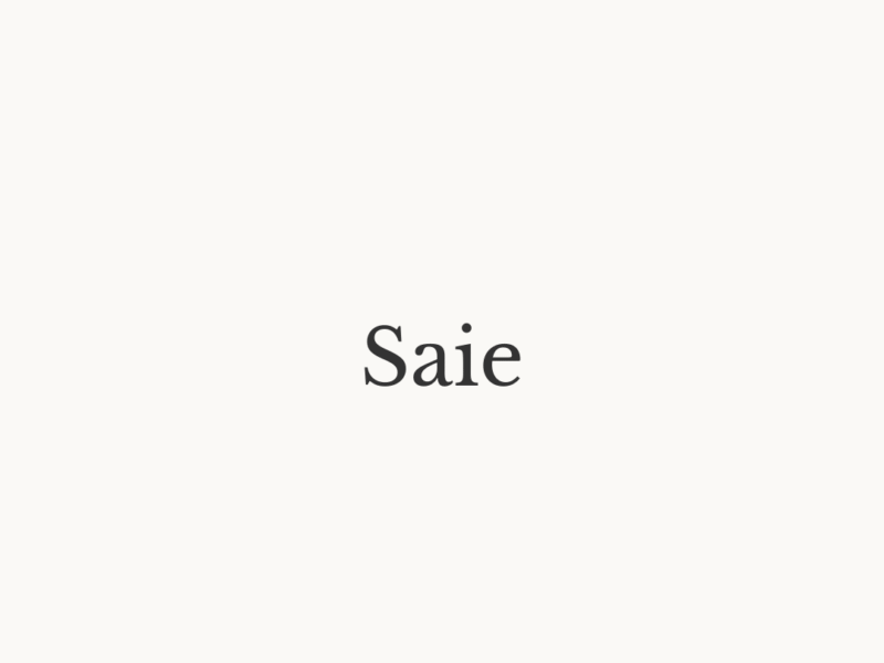 Saie
