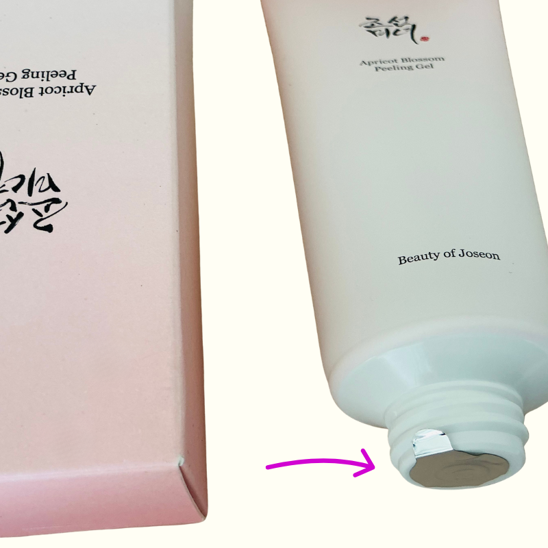 K-beauty skincare foil seal
