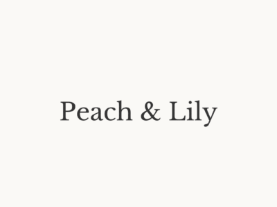 Peach and Lily
