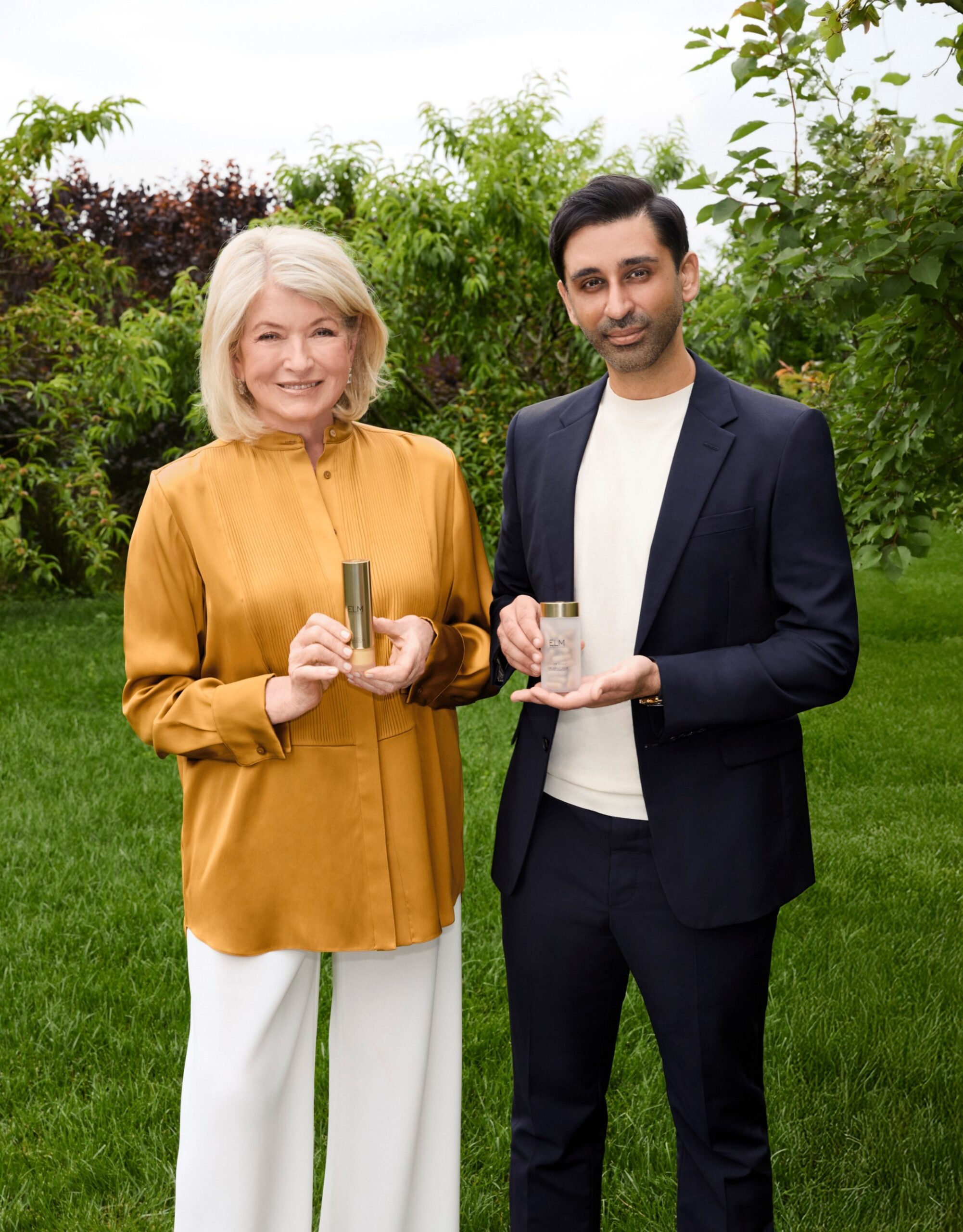 Martha Stewart and Dr. Dhaval Bhanusali, Elm Biosciences