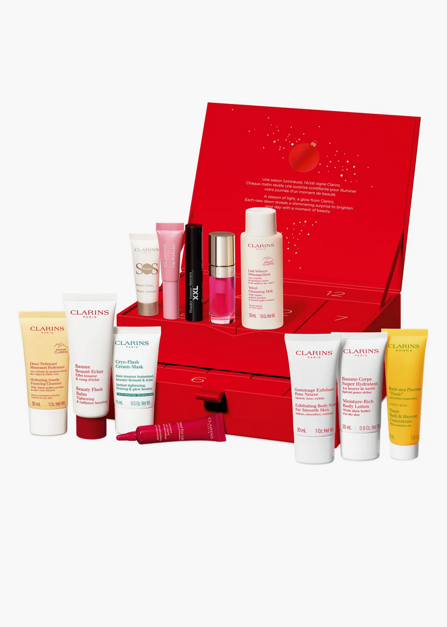 Clarins 12-Day Advent Calendar Set