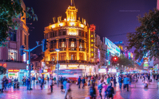 Nanjing Road -Shanghai's premier shopping street