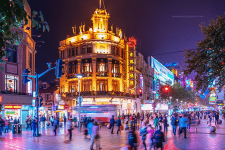 Nanjing Road -Shanghai's premier shopping street
