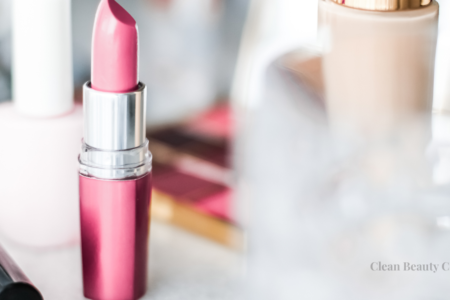 A minimalist studio-style shot of cosmetics to highlight PFAS in supply-chain.